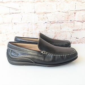 Ecco Black Leather Loafers